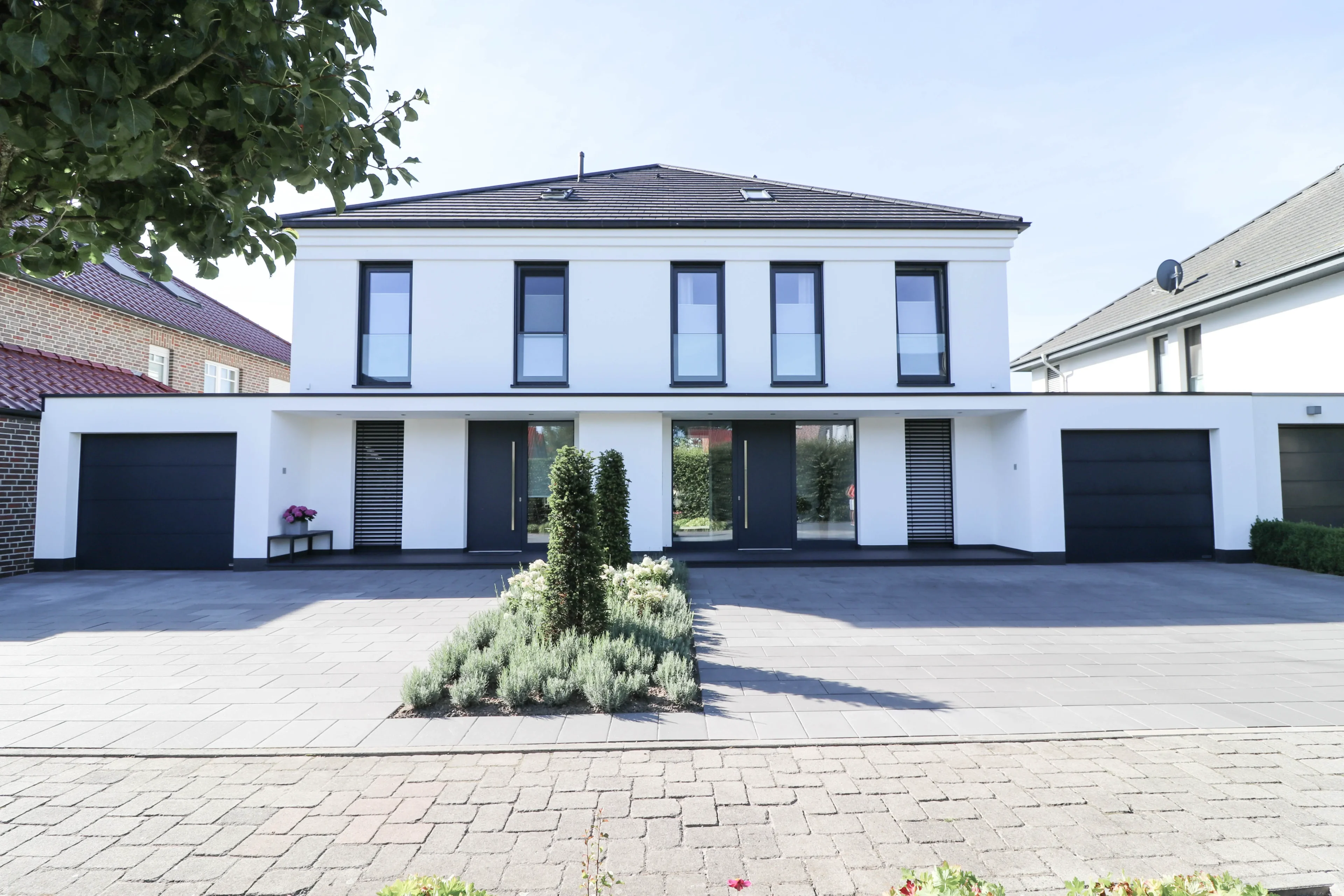 V modernes mehrfamilienhaus im stil der stadtvilla architekturbuero toebben Muensterland 7