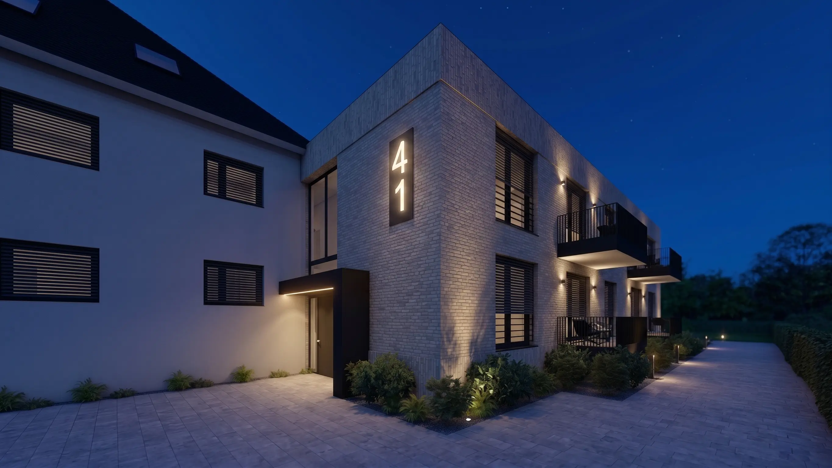 WL erweiterung doppelhaushaelfte architekturbuero toebben muensterland Rendering 1